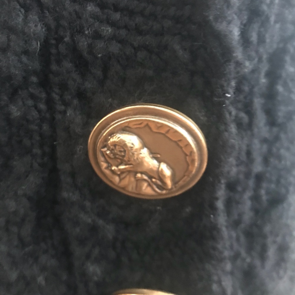 Juicy Couture Jacket Black Fuzzy Wool - Picture 5 of 8